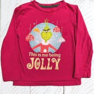 Girls Grinch Shirt 4t